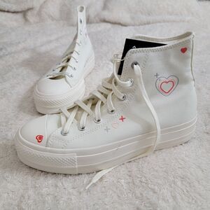 NEW Converse Chuck Taylor All Star Lift‎ Platform High "Y2K Heart" A109114C Sz 9